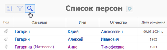 Кнопка поиска
